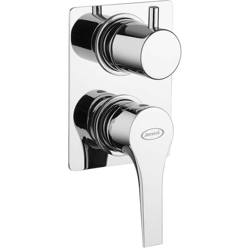 foto del prodotto jacuzzi miscelatore doccia incasso con deviatore monoleva rubinetteria moonlight ottone cromato 0mg00400ja02