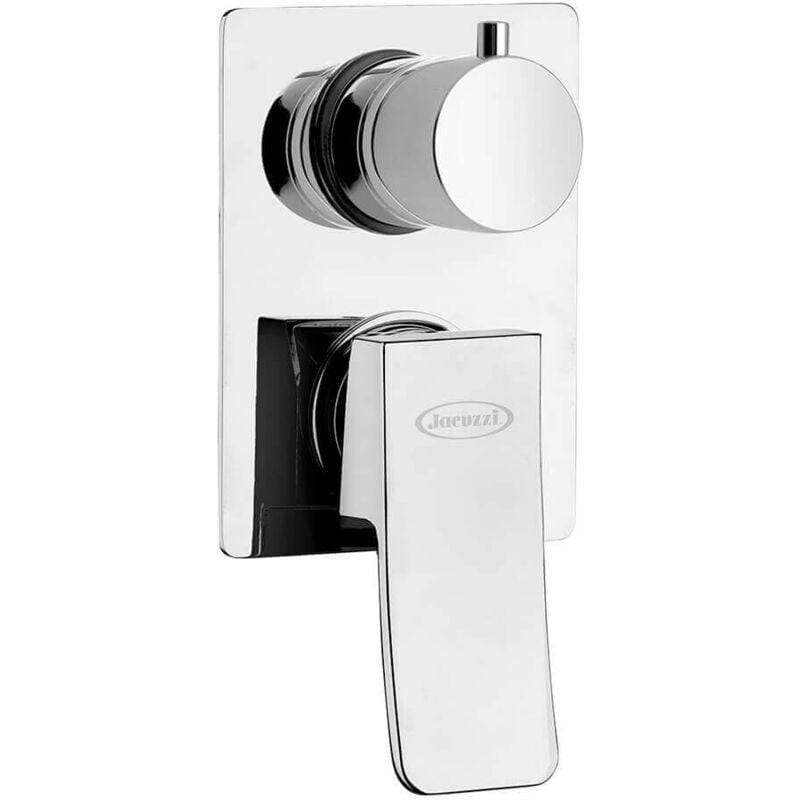foto del prodotto jacuzzi miscelatore doccia incasso con deviatore monoleva rubinetteria tank ottone cromato 0tn00400ja00