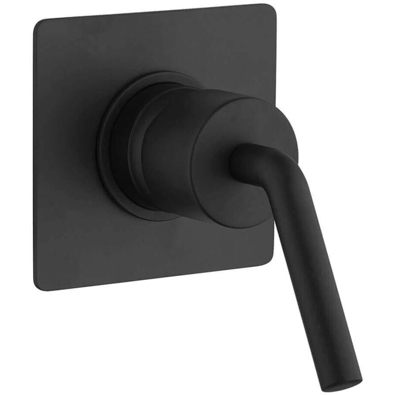 foto del prodotto jacuzzi miscelatore doccia incasso nero opaco modello lumos di rubinetteria