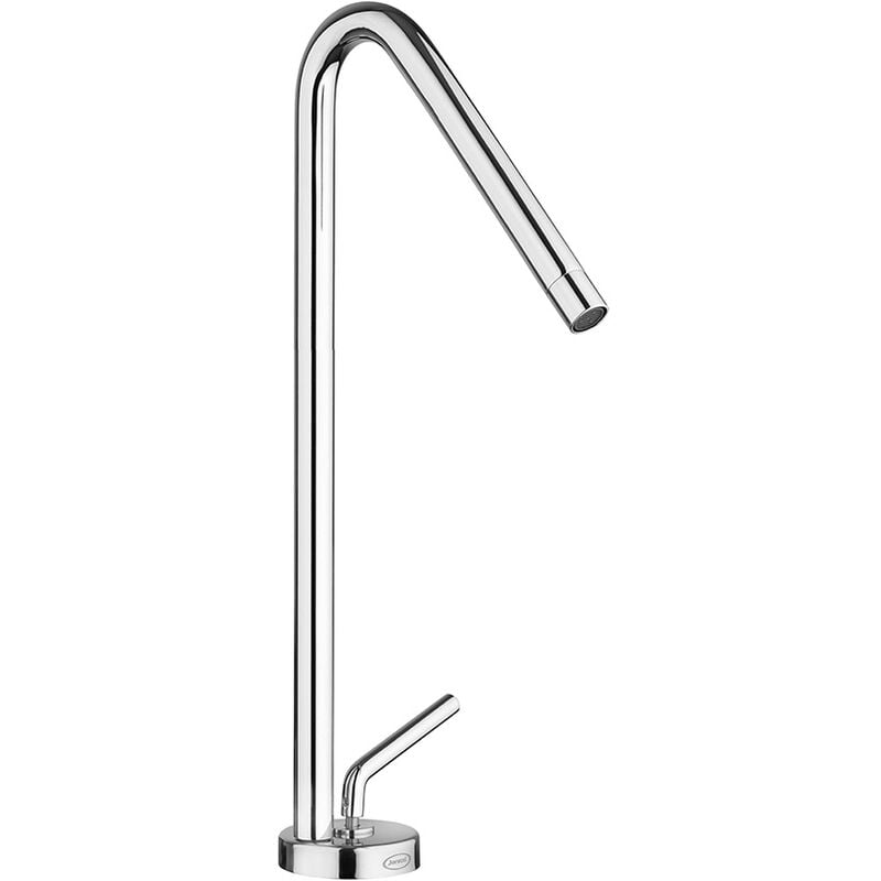 foto del prodotto jacuzzi miscelatore lavabo alto lumos senza scarico in ottone cromo di