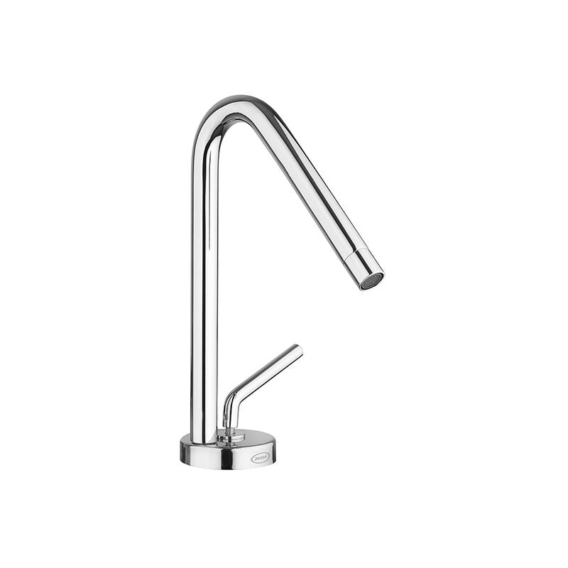 foto del prodotto jacuzzi miscelatore lavabo lumos senza scarico in ottone cromo di