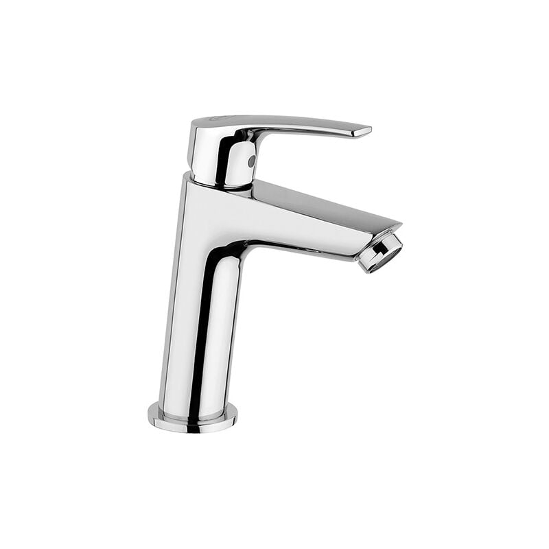 foto del prodotto jacuzzi miscelatore lavabo medio lucente senza scarico in ottone cromo di