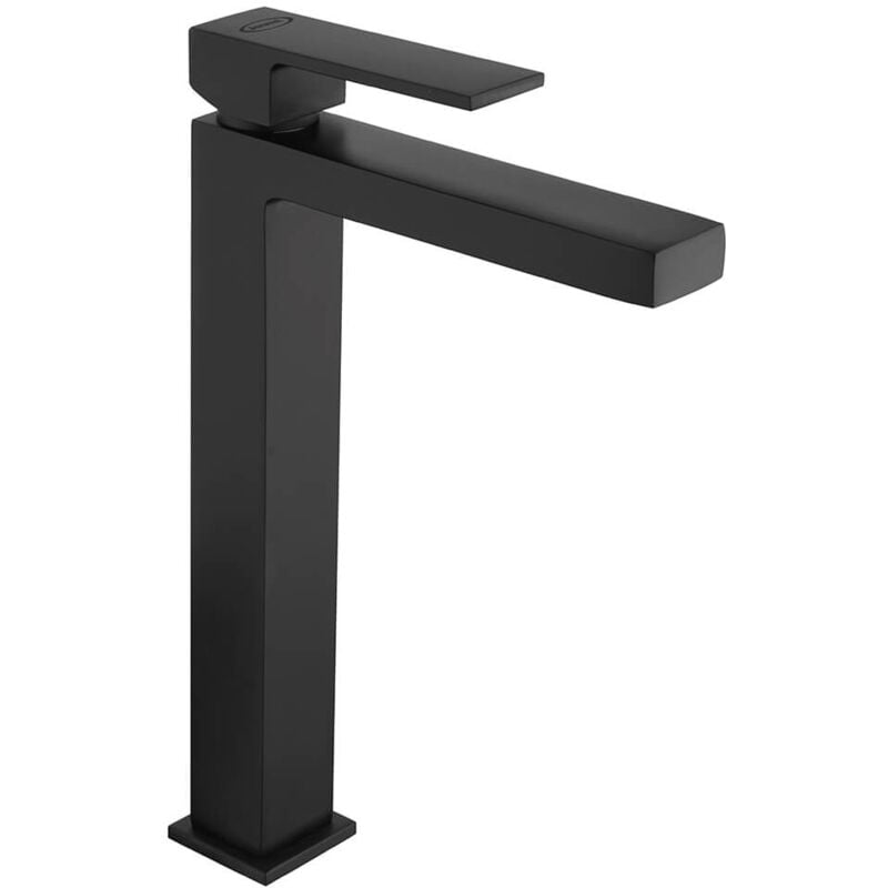 foto del prodotto jacuzzi miscelatore lavabo twinkle yo alto senza scarico in ottone nero