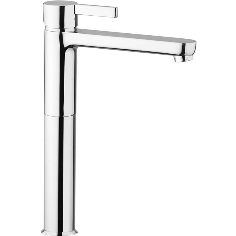 foto del prodotto jacuzzi rubinetto lavabo alto serie fiamma rubinetteria per piletta click clack