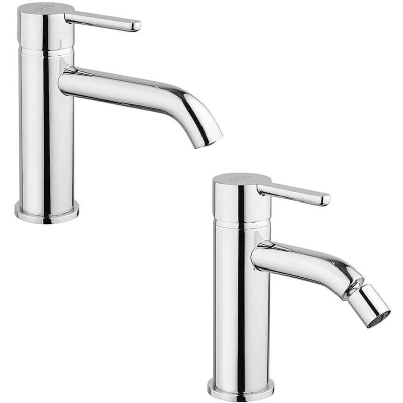 foto del prodotto jacuzzi set miscelatori lavabo e bidet sunset