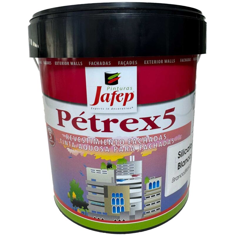 foto del prodotto jafep pittura per facciate colore avorio 4l esterno