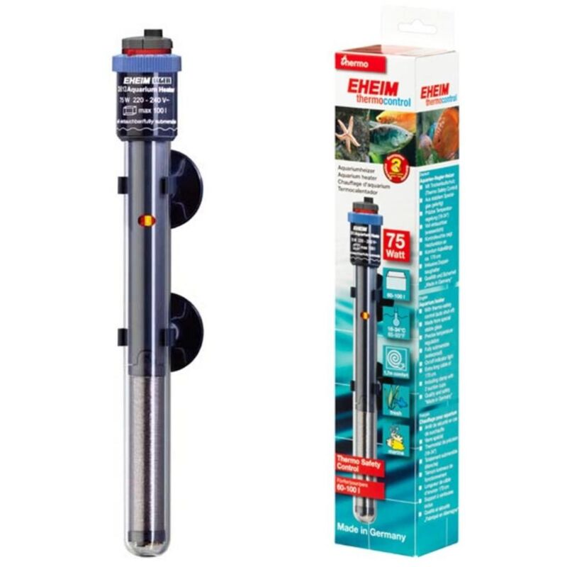 foto del prodotto jager thermocontrol riscaldatore wattaggio riscaldatori e lampade terrario 75w eheim