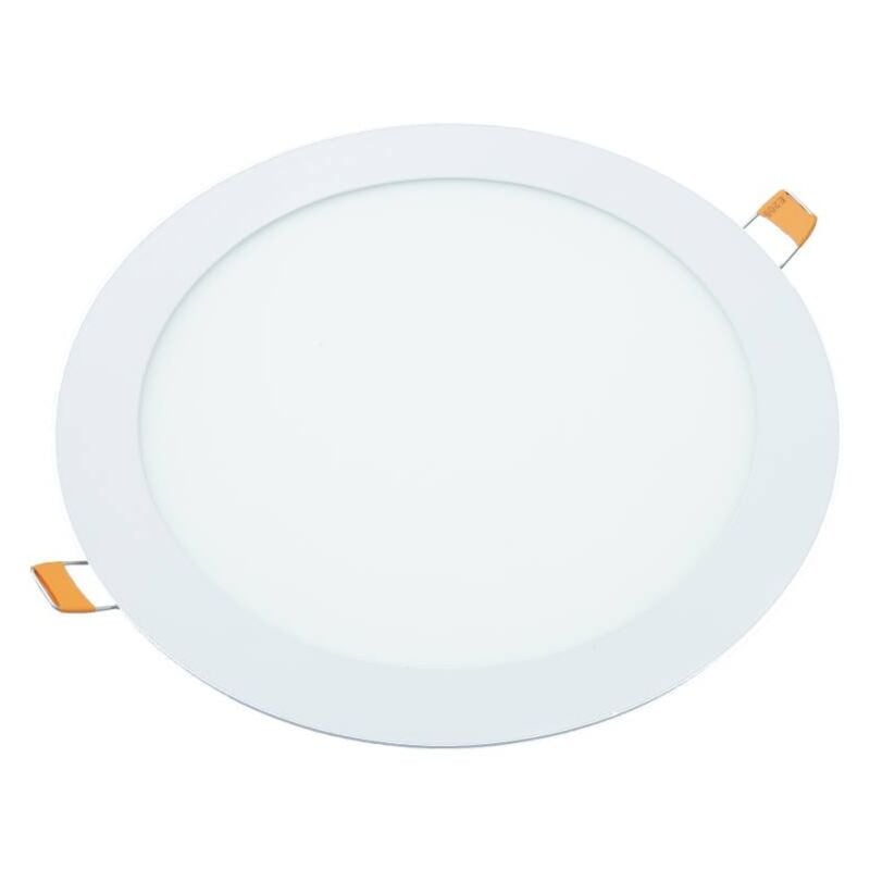 foto del prodotto jandei 1 faretti led da incasso, 18w, 1440 lumen, forma rotonda, ultra sottile 13mm, colore della luce bianco freddo 6000k, foro incasso 200-