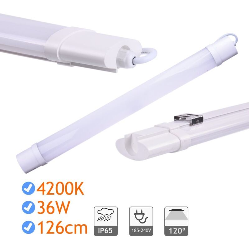 foto del prodotto jandei 1180 mm 380 mm strip led stagnante 36w 4200k strip led