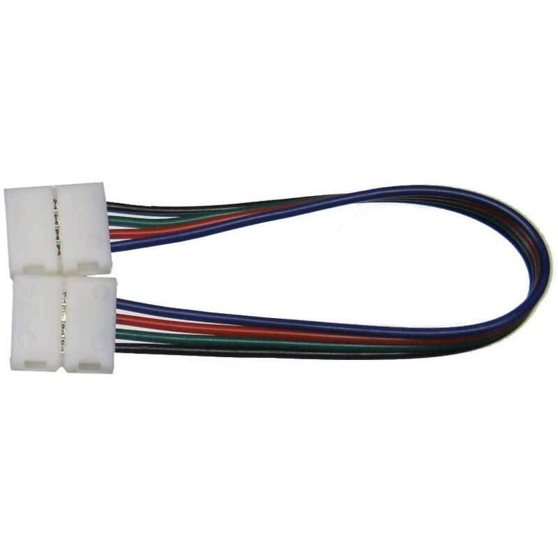 foto del prodotto jandei cavo rgb 10mm union 2 connettori a cavo accessori led multicolore 15 cm