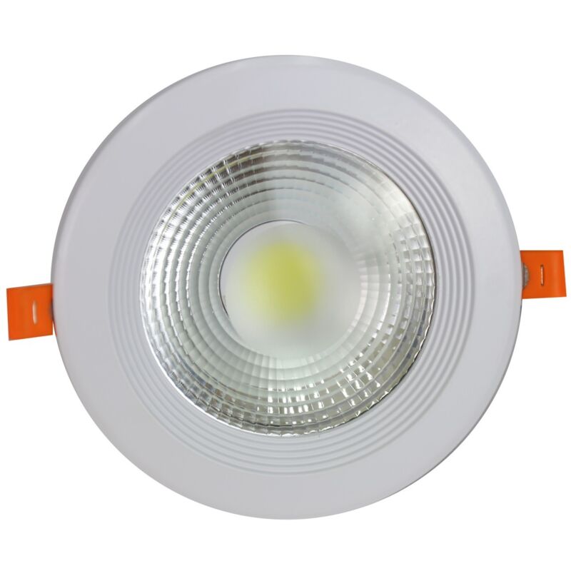foto del prodotto jandei cob led downlight 15w 6000k round bhite white downlight led cob