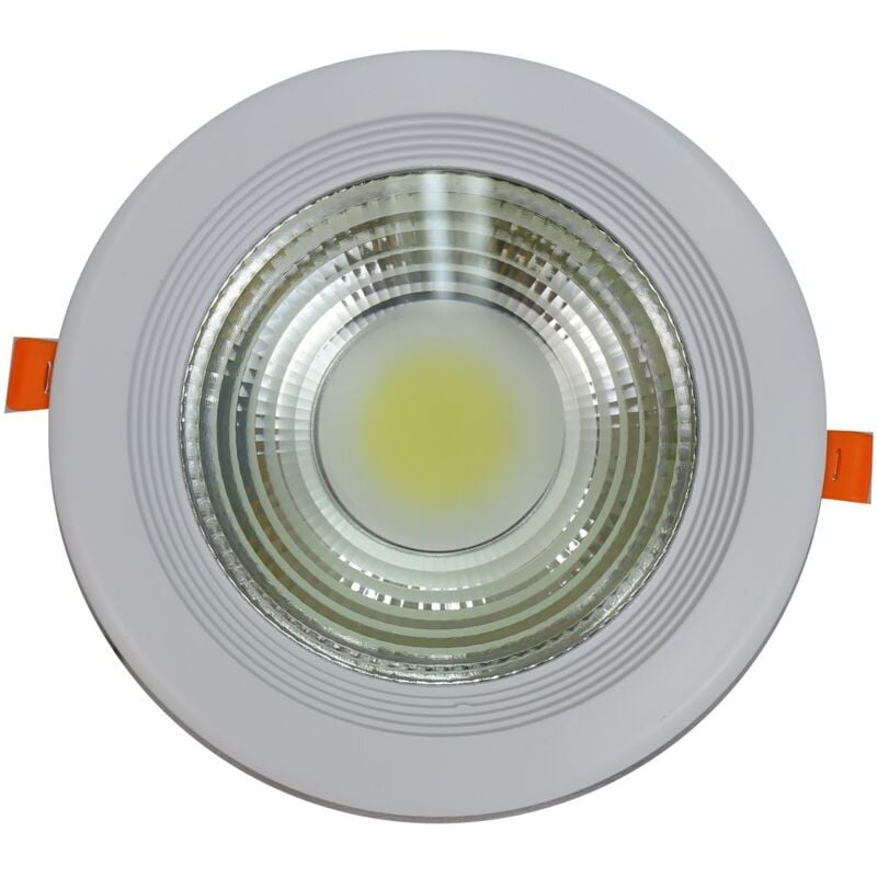 foto del prodotto jandei cob led downlight 20w 4200k round bhite white downlight led cob