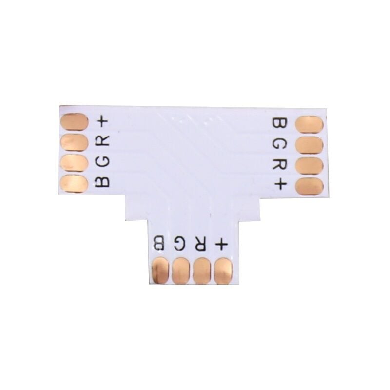 foto del prodotto jandei connettore rgb in t 10mm per pack led pack 10 accessori led multicolore ud