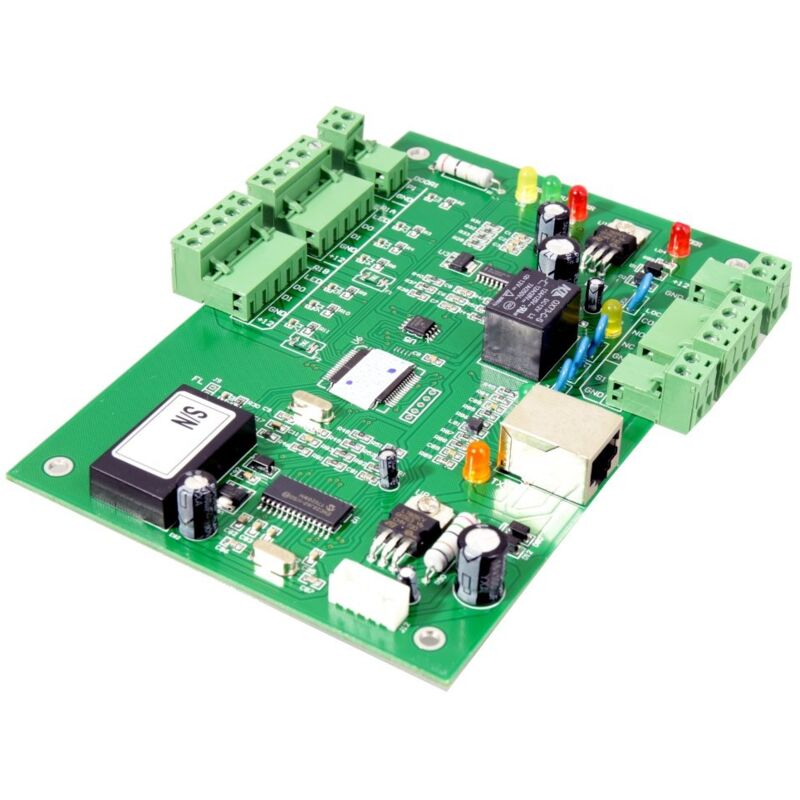 foto del prodotto jandei controllo di accesso distribuito ip e due lettori con software gestibile