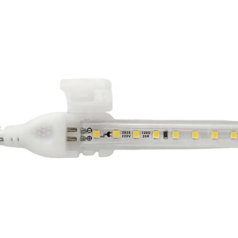 foto del prodotto jandei kit connection tira led 220v smd2835 wireless . tagliare e tagliare 100 cm a spina e capuchon