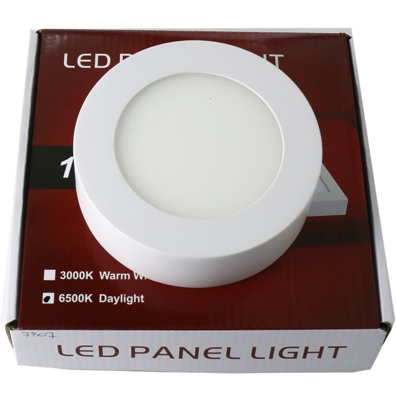 foto del prodotto jandei led di downlight led 6w 6000k led di superficie bianca rotonda plax