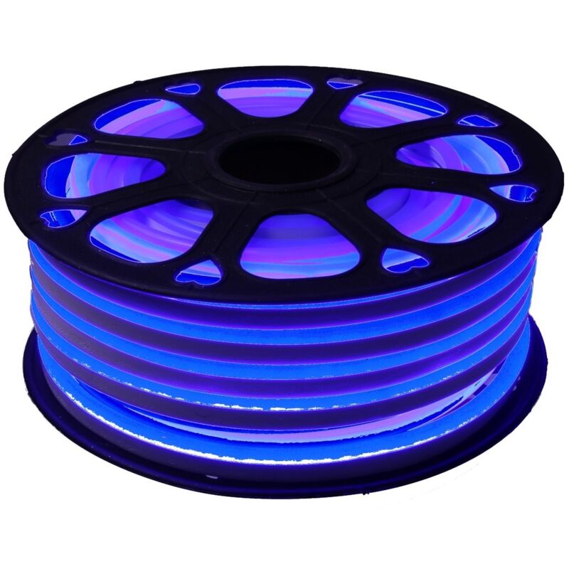 foto del prodotto jandei led semplice semplice 12v blu 6mm 112 metropolitana led 8w 25 m led flessibile 6mm 12v