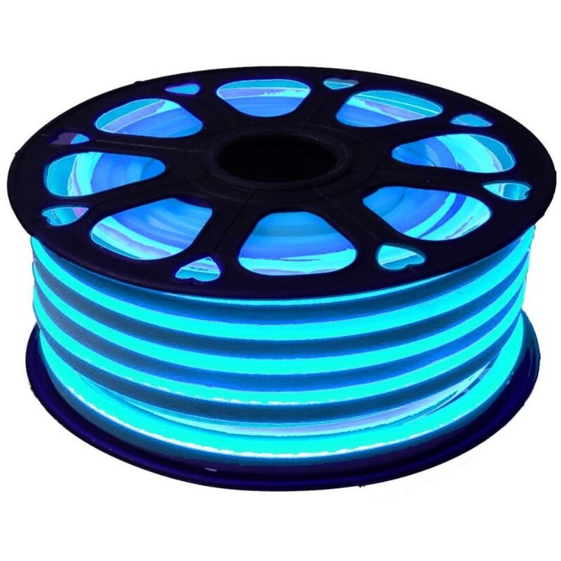 foto del prodotto jandei led semplice semplice 12v celeste blue 6mm 112 metro led 8w 25m led flessibile 6mm 12v