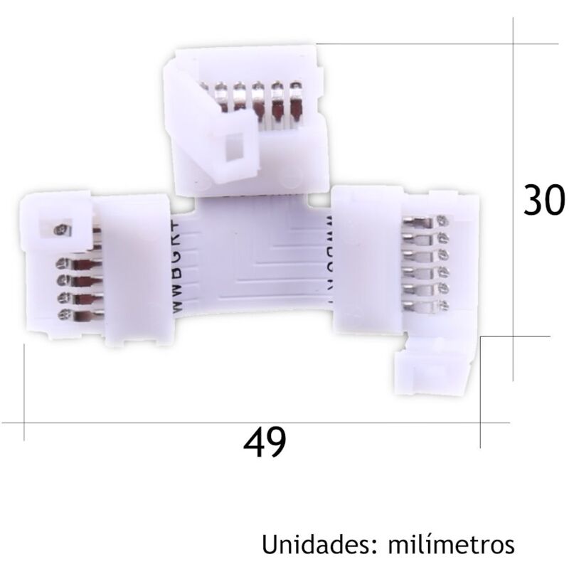foto del prodotto jandei led taa led rgbw ww 6 threads accessori lad a pressione multicolore