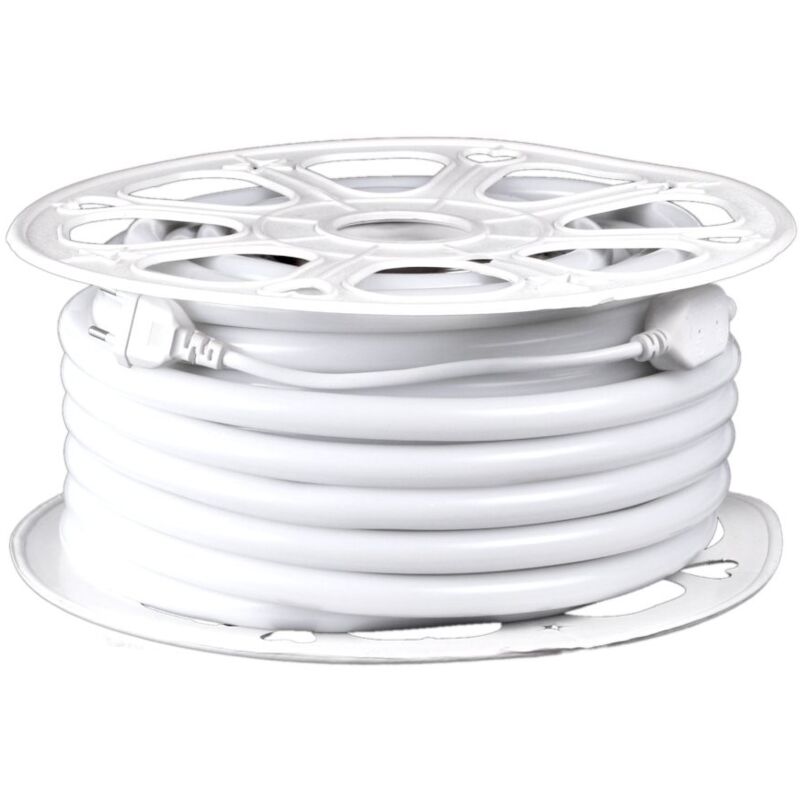 foto del prodotto jandei neon led circolare 360 flessibile 6000k 220v 120 led metro 25m neon led circolare 360o 360o