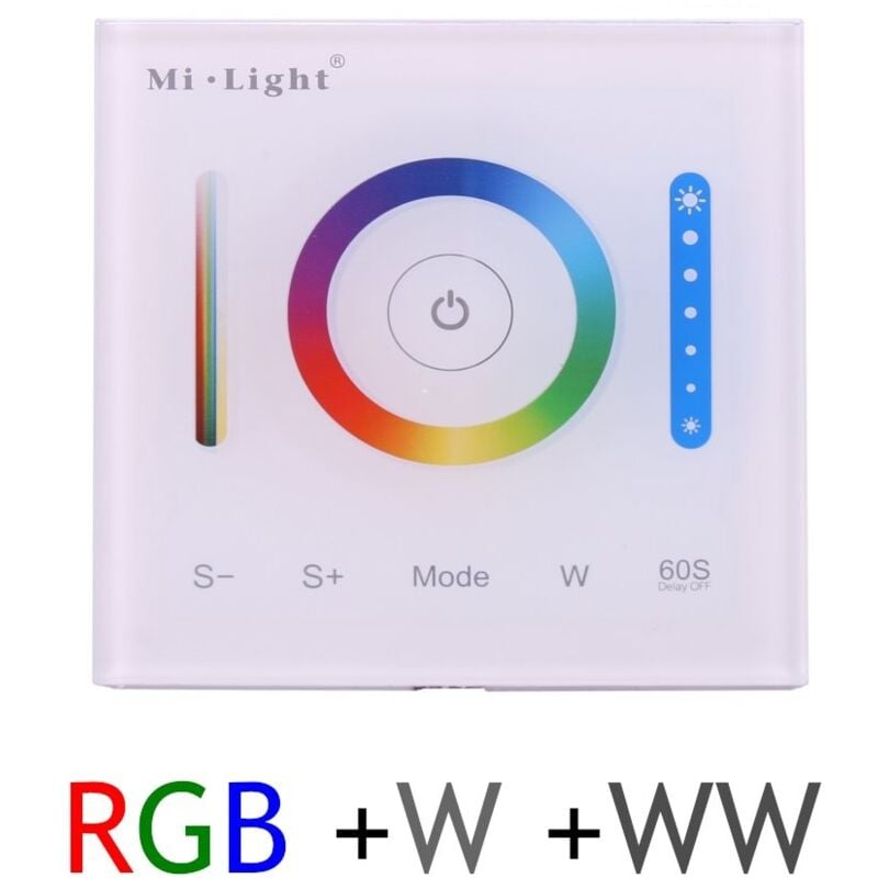 foto del prodotto jandei pira led 3 rgbw rgb cct 15a 12v 24v 24v. accessori led multicolore miboxer p3