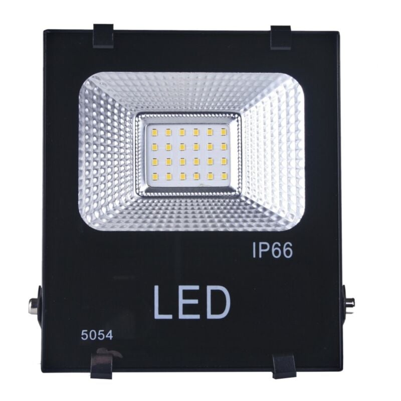 foto del prodotto jandei proiettore a led 20w fria white light 6000k black led black ledor lince