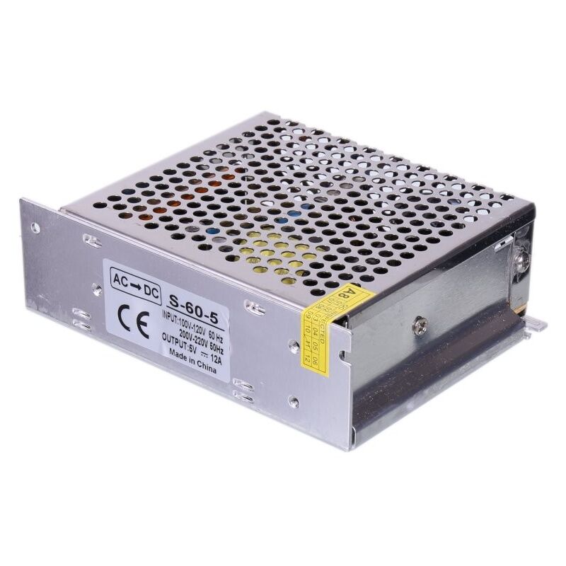 foto del prodotto jandei trasformatore dc da 220 v 5v 60w 12a ip20 transformer interno