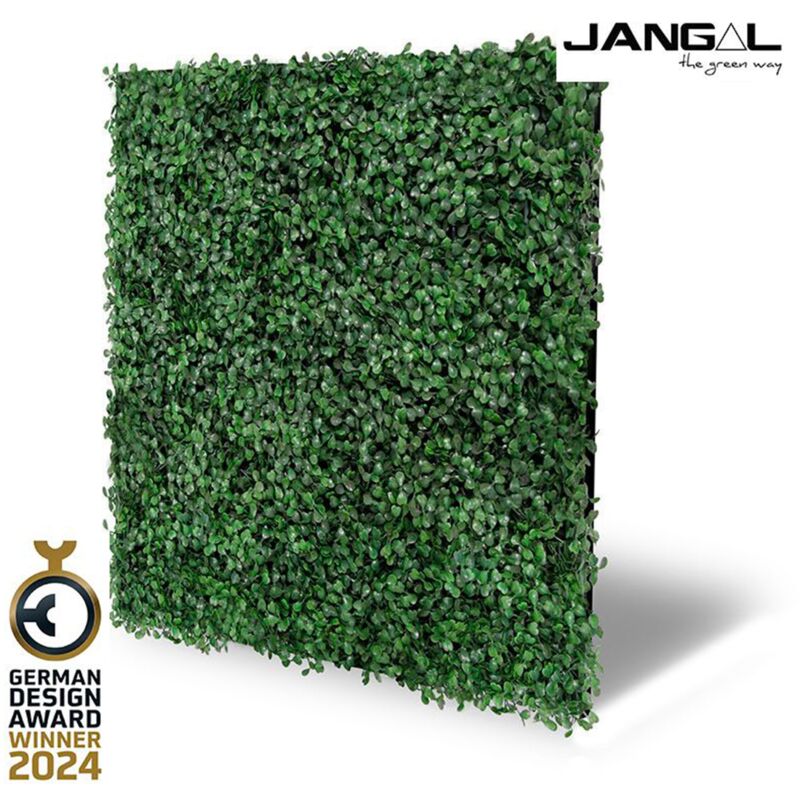 foto del prodotto jangal pannelli acustici modulabili in flora sintetica ultrarealistica 52x52cm mod. dark buxus