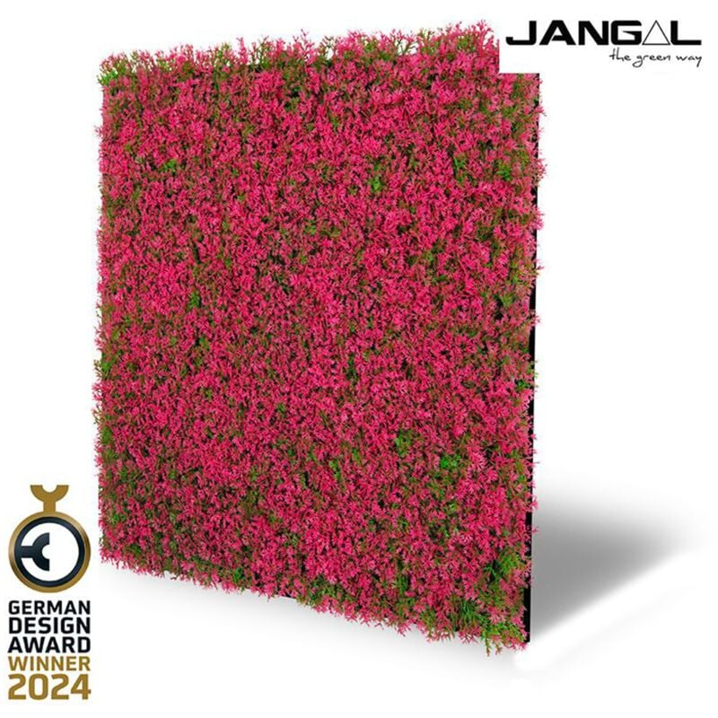 foto del prodotto jangal pannelli acustici modulabili in flora sintetica ultrarealistica 52x52cm mod. pink