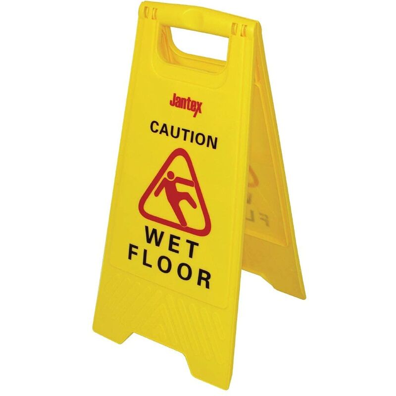 foto del prodotto jantex wet floor safety sign avviso plaque poster display commerciale