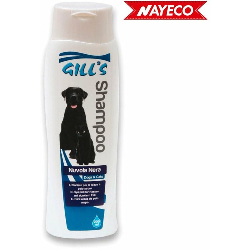 foto del prodotto jardibricodeco gill s pet shampoo capelli neri 200ml