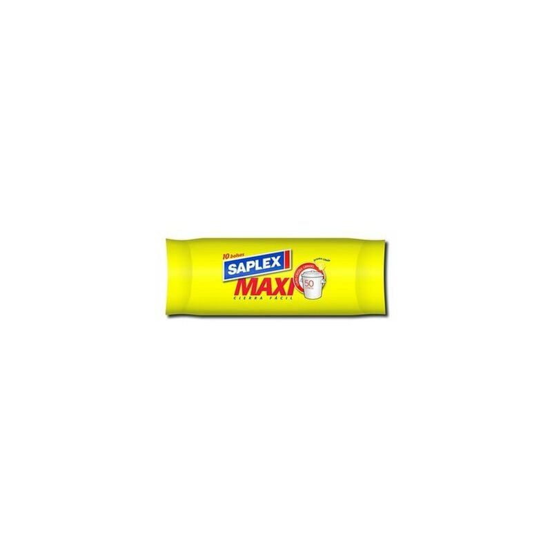 foto del prodotto jardibricodeco sacco per spazzatura saplex maxi lemon colore bianco 50l 10 unit . 57x70 cm