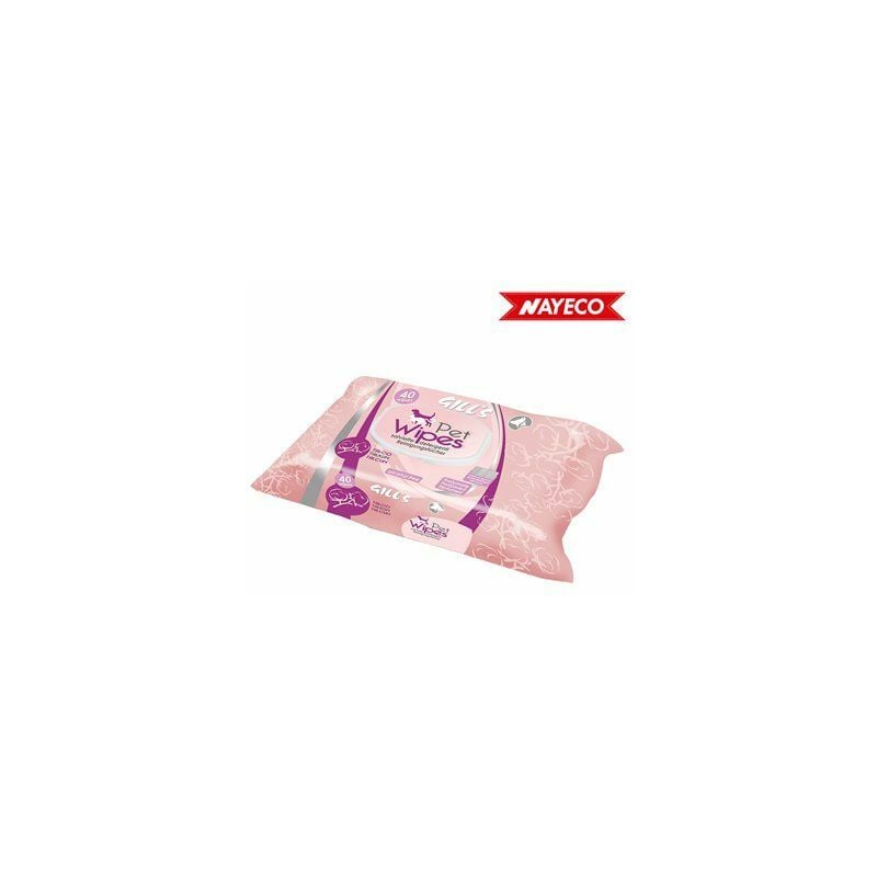 foto del prodotto jardibricodeco salviettine inumidite per animali domestici gill s xl 40 uds 30 x 20 cm