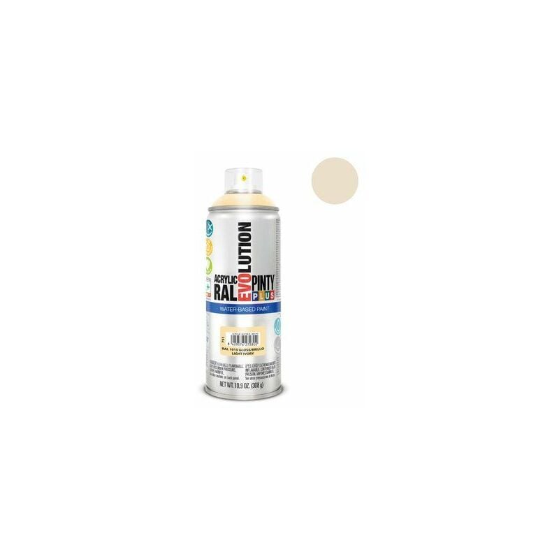 foto del prodotto jardibricodeco vernice a base acqua pintyplus evolution ral 1015 avorio chiaro tenue 520cc