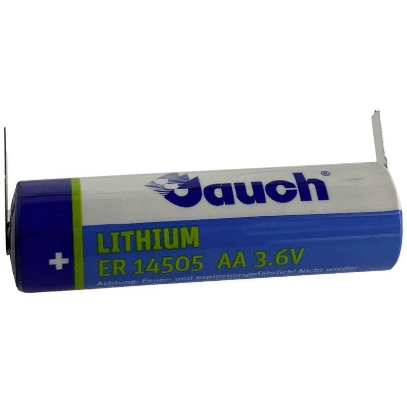 foto del prodotto jauch quartz er 14505j t batteria speciale stilo aa linguette a saldare a u litio 3.6 v 2600 mah 1 pz.