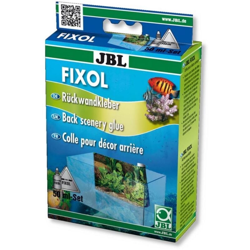 foto del prodotto jbl fixol 50ml colla liquida per incollare sfondi completo di spatola
