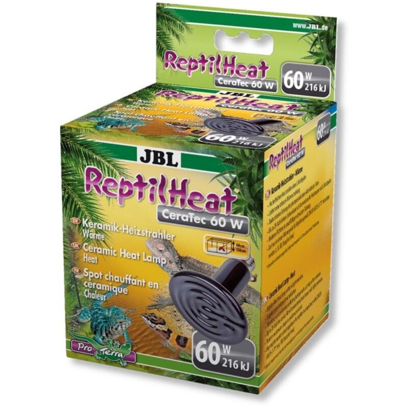 foto del prodotto jbl reptil heat lampada in ceramica per terrari wattaggio riscaldatori e lampade terrario 60w