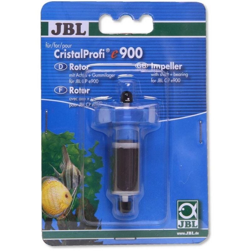 foto del prodotto jbl ricambio girante completa di alberino e boccole in gomma per filtro esterno cristal profi e900