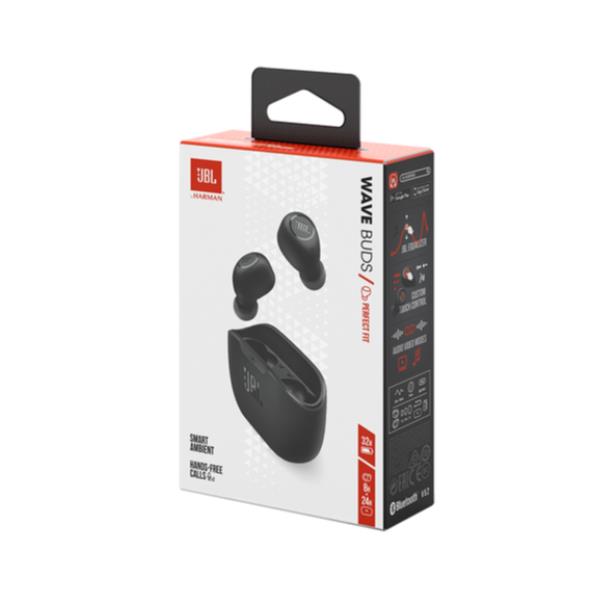 foto del prodotto jbl wave buds auricolare true wireless stereo tws in ear chiamate musica sport tutti i giorni bluetooth nero