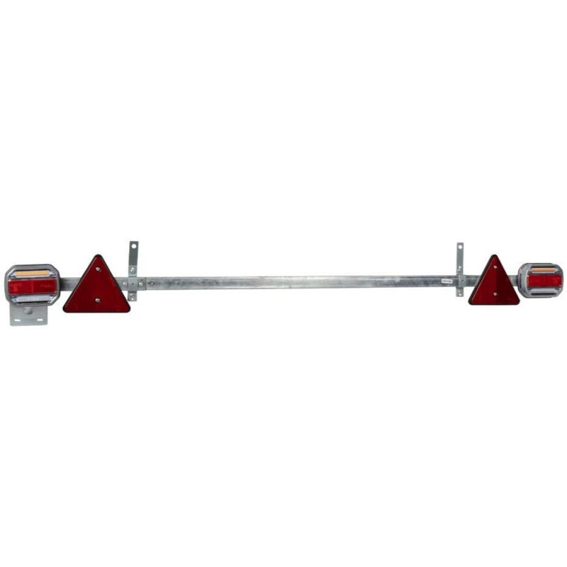 foto del prodotto jbm barra luminosa a led telescopica regolabile da 1,4 m a 2,1 m