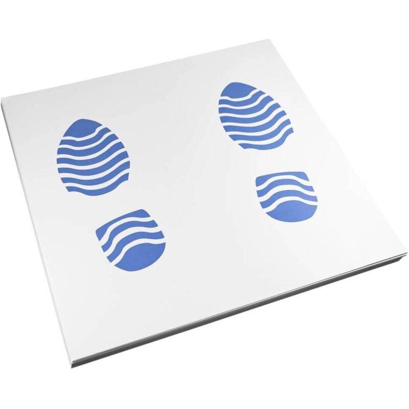 foto del prodotto jbm - scatola di 250 protezioni per tappetini in carta monouso