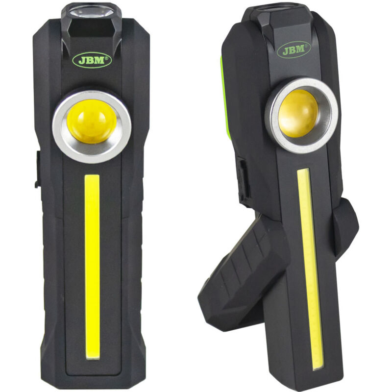 foto del prodotto jbm torcia tascabile da lavoro lampada a led magnete ricaricabile