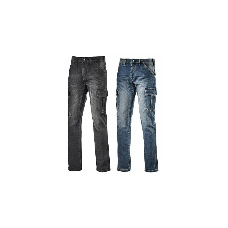 foto del prodotto jeans da lavoro diadora utility cargo denim 36 blu