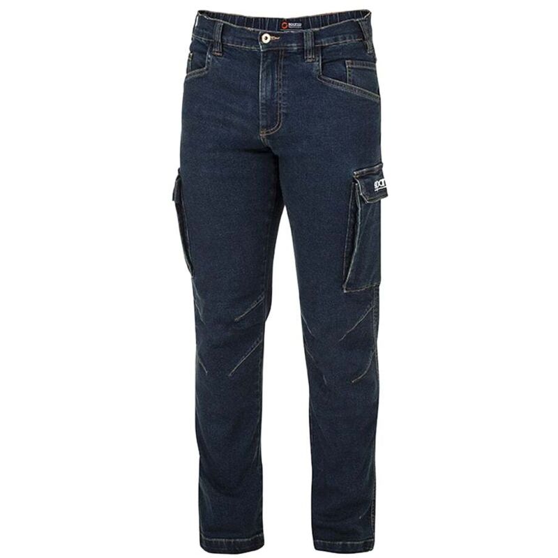 foto del prodotto jeans da lavoro elasticizzati sparco dallas multitasche m