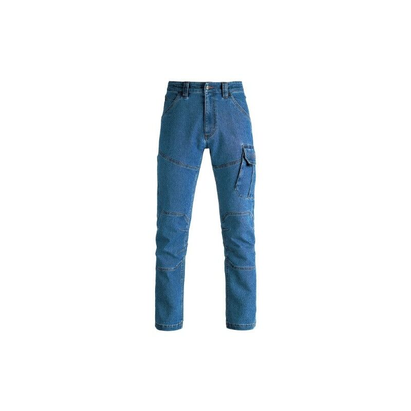 foto del prodotto jeans da lavoro nimes blue s lunghi elasticizzati kapriol