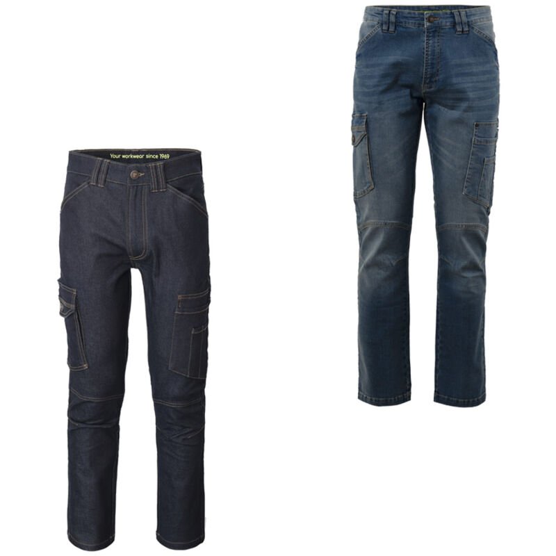 foto del prodotto jeans da lavoro rossini cargo soul 48 eu blu