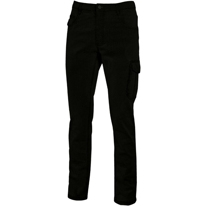 foto del prodotto jeans da lavoro slim-fit smart jam black carbon u-power taglia xl