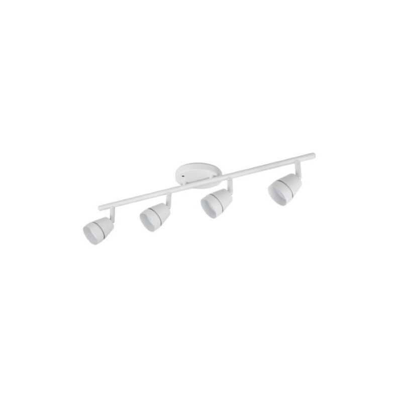 foto del prodotto jedi barra faretti 4 spot led idual ivory 24w telecomando bianco