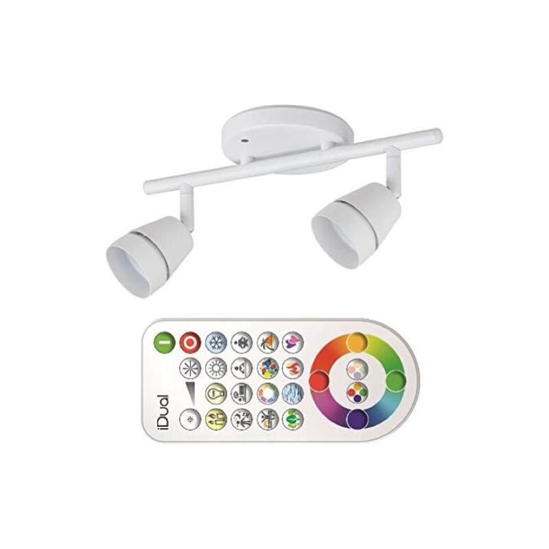 foto del prodotto jedi lighting barra faretti 2 luci, power white, 2 l classe di efficienza energetica a 