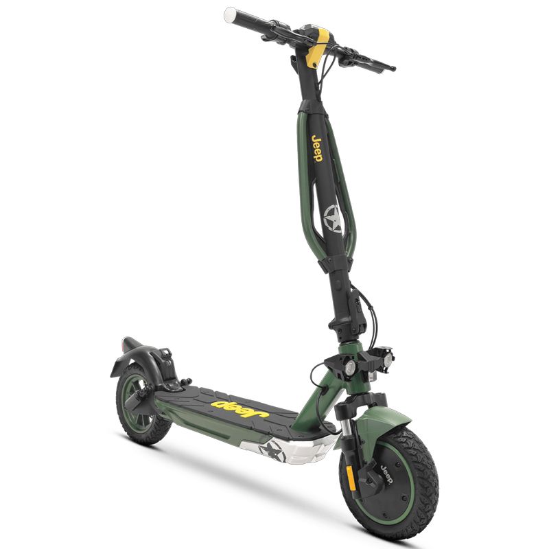 foto del prodotto jeep e scooter jad advanced safety monopattino elettrico motore 350w lega di magnesio freni a disco doppia leva freno ruote 10 autonomia 40km kers bluetooth nfc